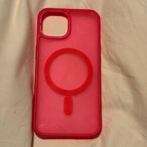 Case-Mate Vibrant Pink Phone Case with Magnetic Ring